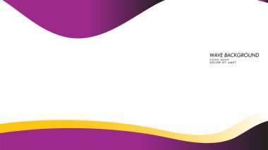 dalga geçmiş mor ve sarı renk ile