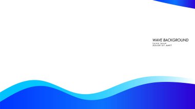Soyut dalga arka plan mavi renk ile