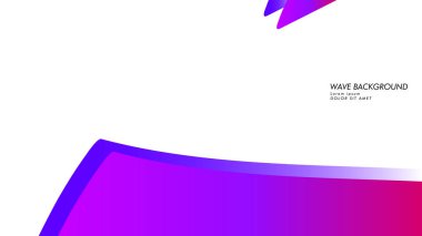 Soyut dalga arka plan degrade pembe ve mor ile