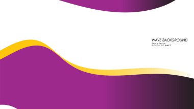 dalga geçmiş mor ve sarı renk ile