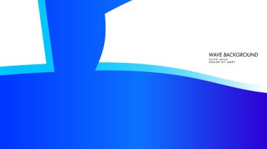 Soyut dalga arka plan mavi renk ile