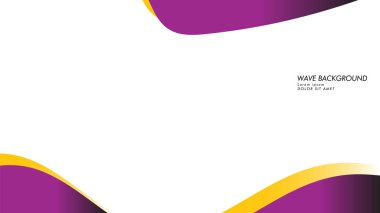 dalga geçmiş mor ve sarı renk ile
