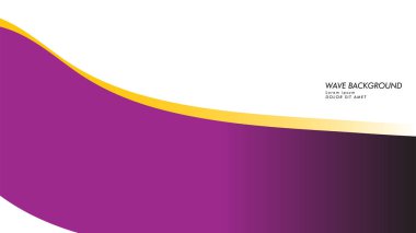 dalga geçmiş mor ve sarı renk ile