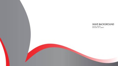 dalga arka plan gri kırmızı renk ile