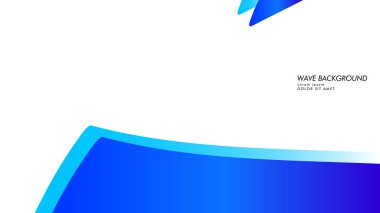 Soyut dalga arka plan mavi renk ile