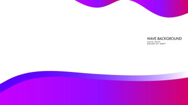 Soyut dalga arka plan degrade pembe ve mor ile