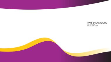 dalga geçmiş mor ve sarı renk ile