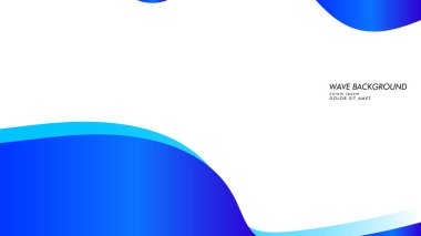 Soyut dalga arka plan mavi renk ile
