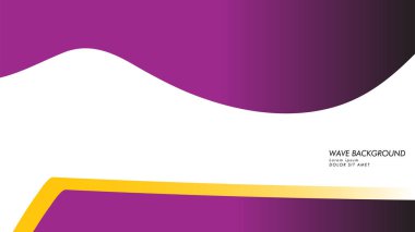 dalga geçmiş mor ve sarı renk ile
