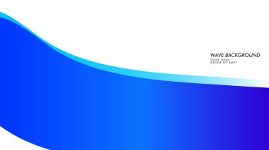 Soyut dalga arka plan mavi renk ile