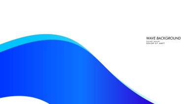 Soyut dalga arka plan mavi renk ile