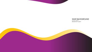 dalga geçmiş mor ve sarı renk ile