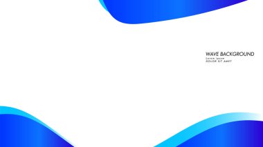 Soyut dalga arka plan mavi renk ile