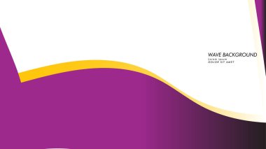 dalga geçmiş mor ve sarı renk ile