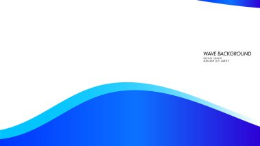 Soyut dalga arka plan mavi renk ile