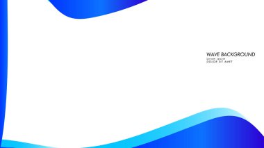Soyut dalga arka plan mavi renk ile