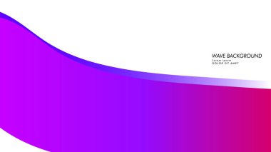 Soyut dalga arka plan degrade pembe ve mor ile