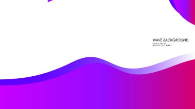 Soyut dalga arka plan degrade pembe ve mor ile