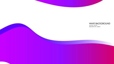 Soyut dalga arka plan degrade pembe ve mor ile