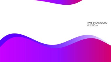 Soyut dalga arka plan degrade pembe ve mor ile