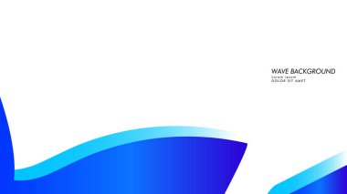 Soyut dalga arka plan mavi renk ile