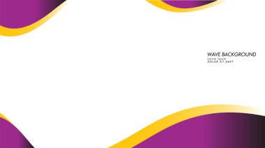 dalga geçmiş mor ve sarı renk ile