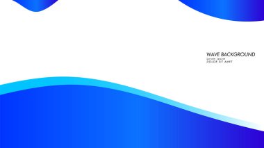 Soyut dalga arka plan mavi renk ile