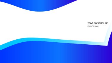 Soyut dalga arka plan mavi renk ile