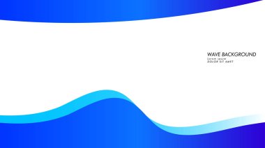 Soyut dalga arka plan mavi renk ile