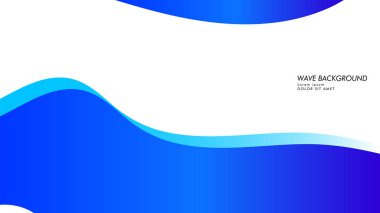 Soyut dalga arka plan mavi renk ile