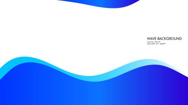 Soyut dalga arka plan mavi renk ile