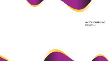 dalga geçmiş mor ve sarı renk ile
