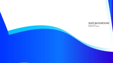 Soyut dalga arka plan mavi renk ile