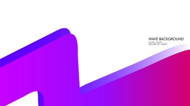 Soyut dalga arka plan degrade pembe ve mor ile