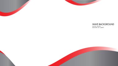 dalga arka plan gri kırmızı renk ile