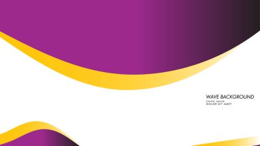 dalga geçmiş mor ve sarı renk ile