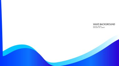 Soyut dalga arka plan mavi renk ile