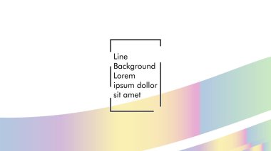 Soyut dalga arka plan gradyan ile