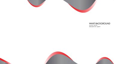 dalga arka plan gri kırmızı renk ile