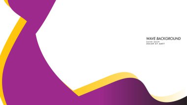 dalga geçmiş mor ve sarı renk ile