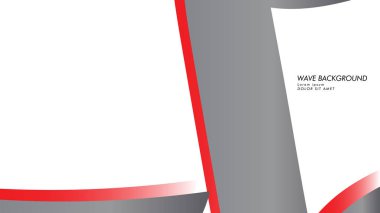 dalga arka plan gri kırmızı renk ile