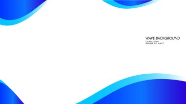 Soyut dalga arka plan mavi renk ile