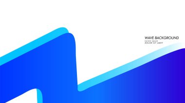 Soyut dalga arka plan mavi renk ile