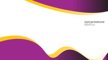 dalga geçmiş mor ve sarı renk ile