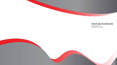 dalga arka plan gri kırmızı renk ile