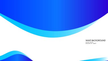 Soyut dalga arka plan mavi renk ile