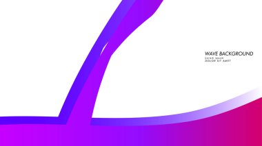 Soyut dalga arka plan degrade pembe ve mor ile