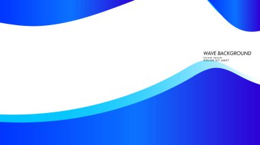 Soyut dalga arka plan mavi renk ile