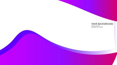 Soyut dalga arka plan degrade pembe ve mor ile