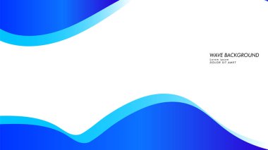 Soyut dalga arka plan mavi renk ile
